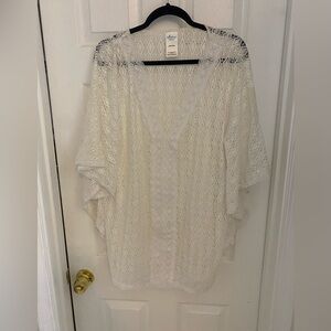 🏖️ Catalina Ivory Lace Beach Coverup 🏖️